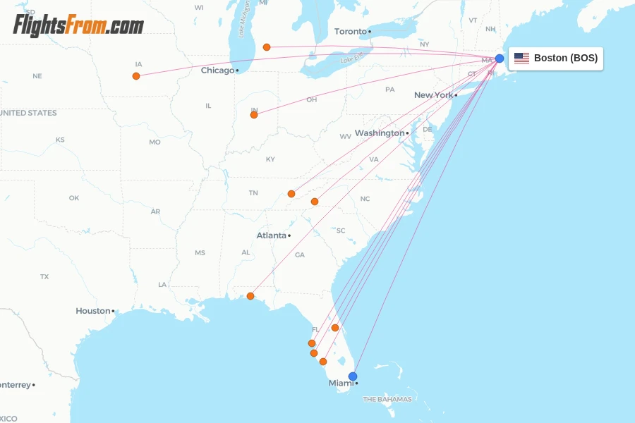 Allegiant flights from Boston, BOS - FlightsFrom.com