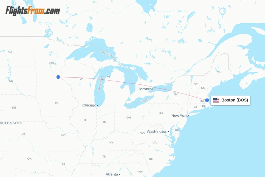 Sun Country Airlines flights from Boston, BOS - FlightsFrom.com