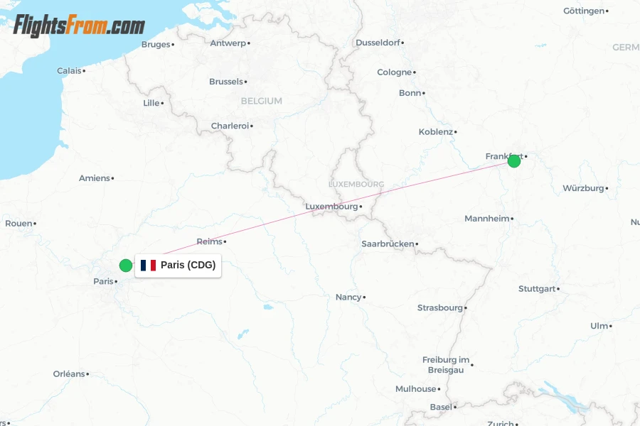 Discover Airlines flights from Paris, CDG - FlightsFrom.com