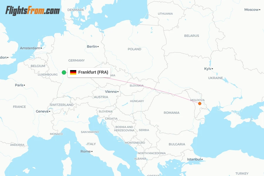 HiSky Europe flights from Frankfurt, FRA - FlightsFrom.com