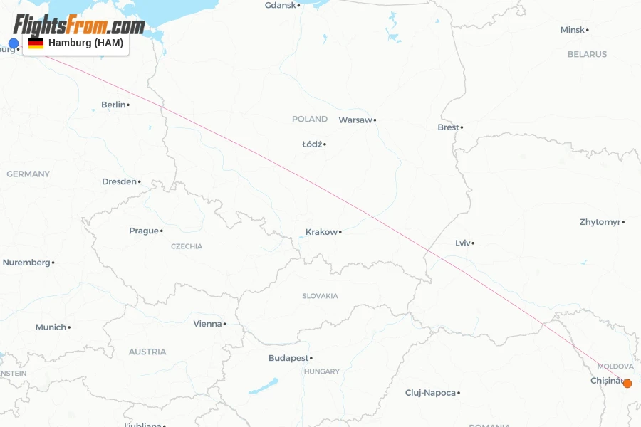 HiSky Europe flights from Hamburg, HAM - FlightsFrom.com