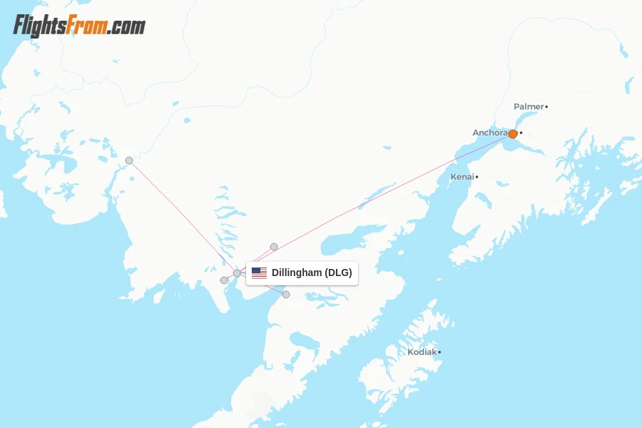 Dillingham flight map