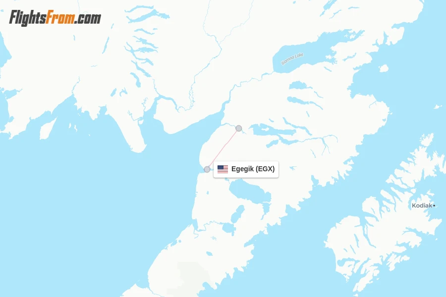 Egegik flight map