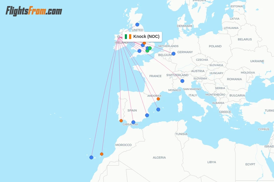 Knock flight map