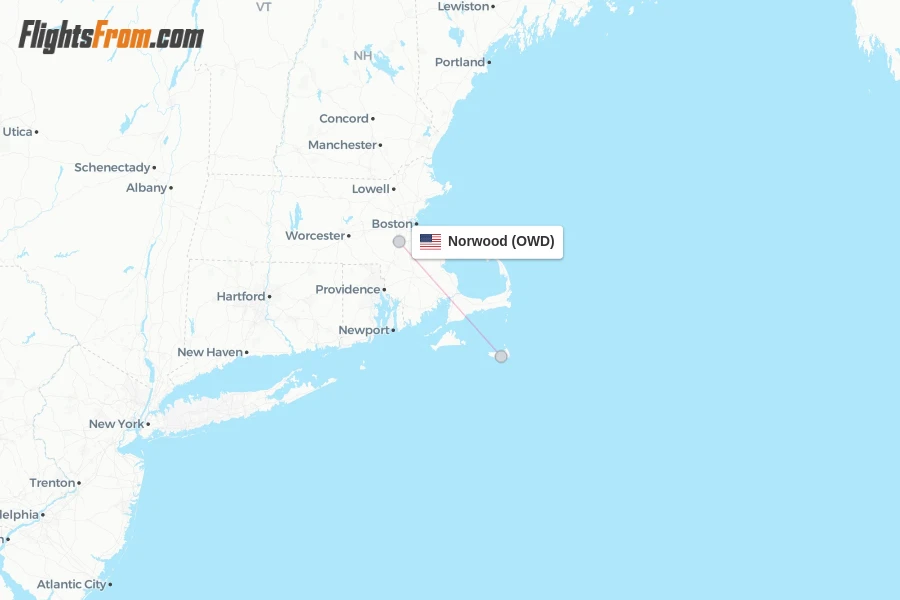 Norwood flight map