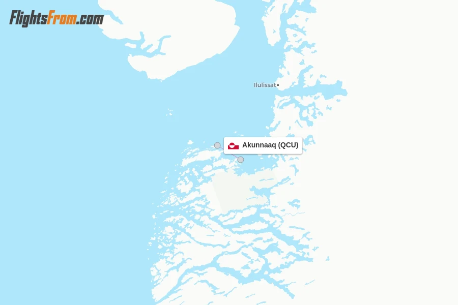 Akunnaaq flight map