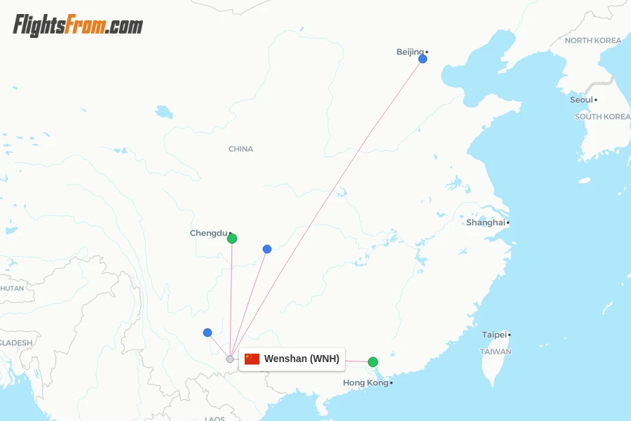 Wenshan flight map