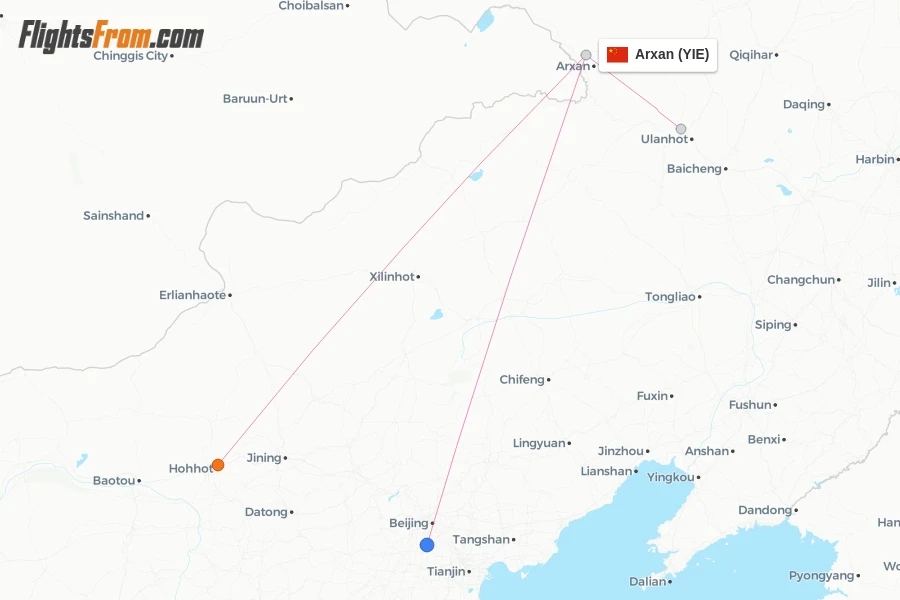 Arxan flight map