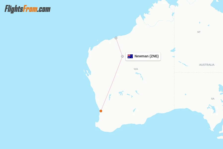 Newman flight map