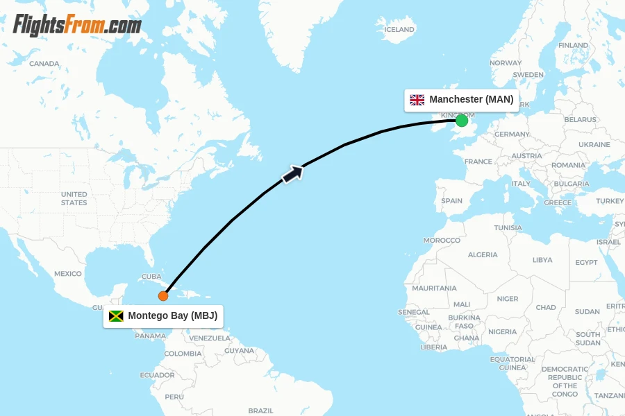 Manchester To Montego Bay Flight Duration